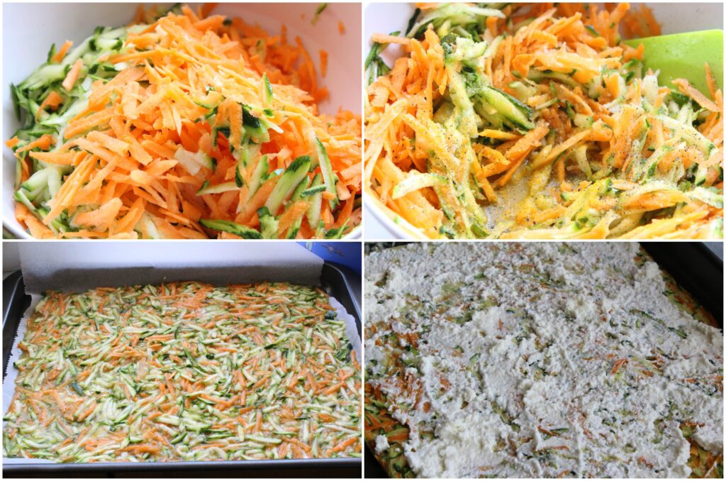 Come fare un rotolo di zucchine e carote